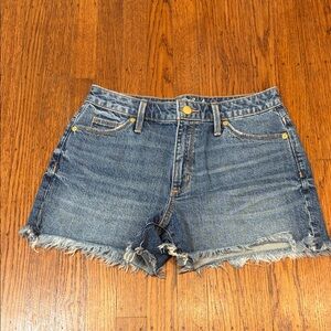 Universal Thread Medium Blue High-Rise Shorties – Raw Hem – Women’s 4 / 27